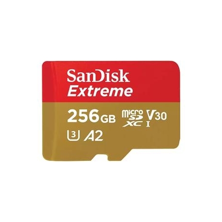 SanDisk Extreme microSDXC UHS-I CARD, 256 GB - Mälukaart