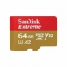 SanDisk Extreme, microSD, 64 GB - Mälukaart ja adapter