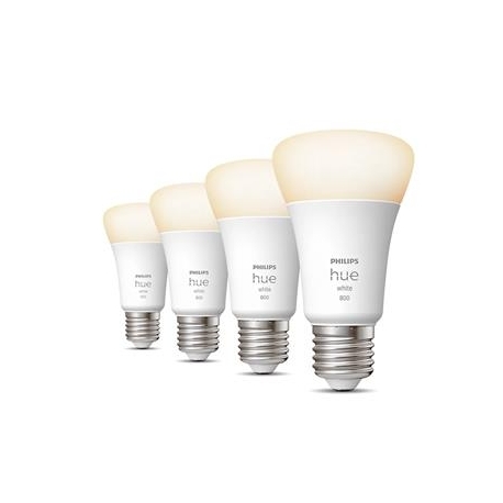 Philips Hue White, E27, valge, 4 tk - Nutivalgusti