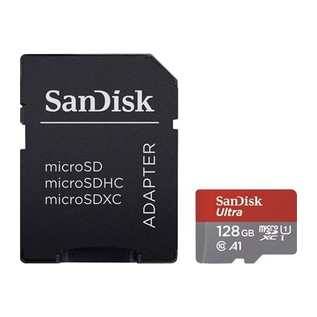 SanDisk Ultra microSD with SD Adapter, 128 GB - Mälukaart