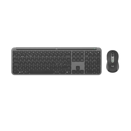 Logitech Signature Slim Combo MK950, SWE, must - Juhtmevaba desktop