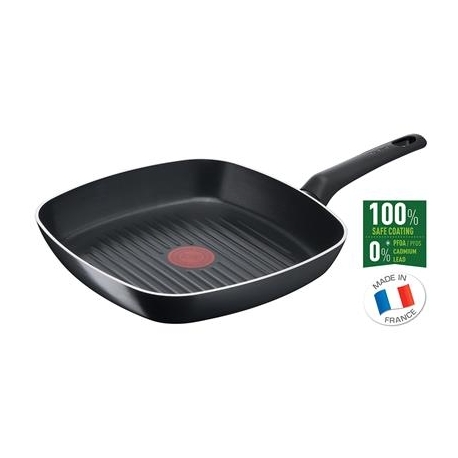 Tefal Simple Cook, 26 x 26 cm, must - Grillpann