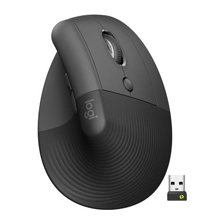 Logitech Lift Vertical Ergonomic Mouse, vaikne, must - Juhtmevaba optiline hiir