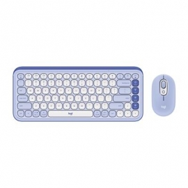 Logitech POP Icon Combo, US, lilla/valge - Juhtmevaba desktop