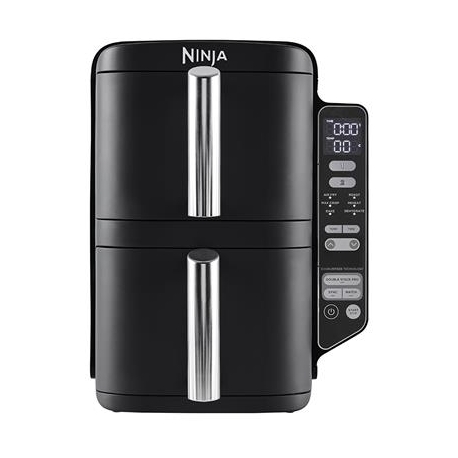 Ninja Double Stack 7.6 L, 2470 W, must - Kuumaõhufritüür