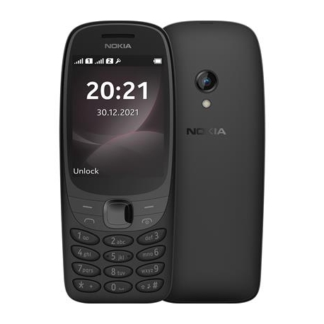 Nokia 6310 Dual SIM LTE, must - Mobiiltelefon