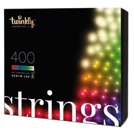 Twinkly Special Edition 400 RGB+W LED String (Gen II), IP44, 32 m, must - Nutikad jõulutuled