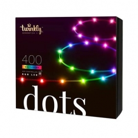 Twinkly Dots, 400 LED, IP20, 20 m, läbipaistev - Nutikas valgusriba