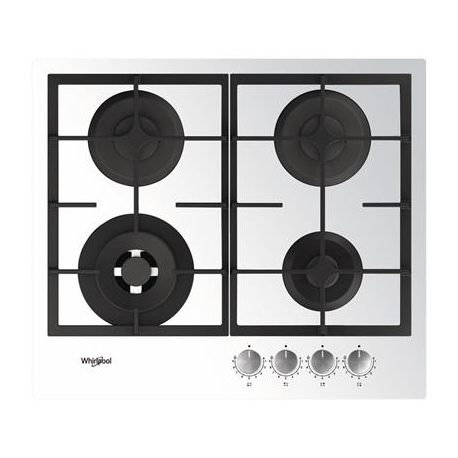 Whirlpool, toplettsoon, laius 59 cm, valge - Integreeritav gaasipliidiplaat