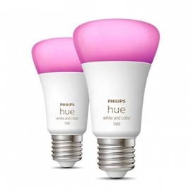 Philips Hue White and Color Ambiance, E27, 2 tk, värviline - Nutivalgusti komplekt