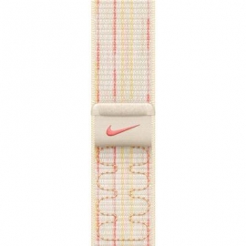 Apple Nike Sport Loop, 42mm, beež/roosa - Kellarihm