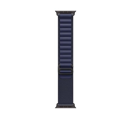 Apple Watch Alpine Loop, 49 mm, Large, must titaan, tumesinine - Kellarihm