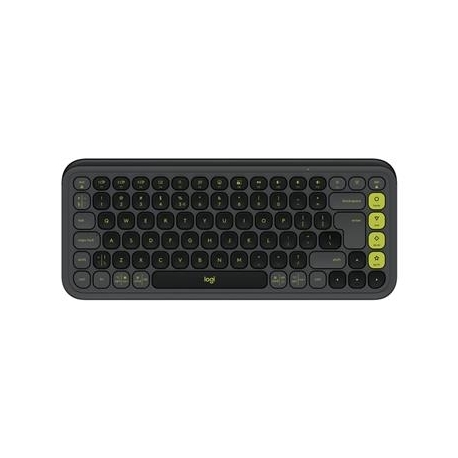 Logitech POP Icon Keys, SWE, tumehall/roheline - Juhtmevaba klaviatuur