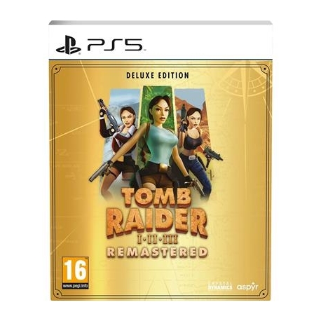 Tomb Raider I-III Remastered Deluxe Edition, PlayStation 5 - Mäng