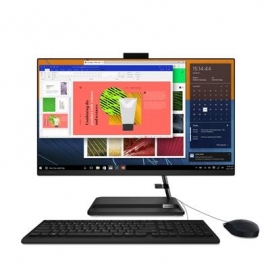 Lenovo IdeaCentre AIO 3 27ALC6, 27'', FHD, Ryzen 5, 16 GB, 512 GB, must - Lauaarvuti