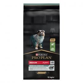 PRO PLAN junior koeratoit kesk. tõugu seedeprob. lamba 12kg