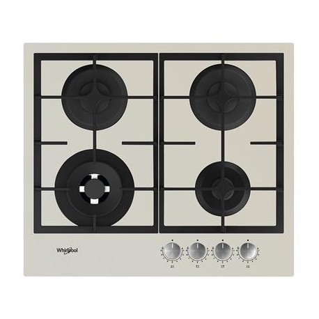 Whirlpool, laius 59 cm, beež - Integreeritav gaasipliidiplaat