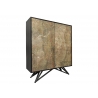 Kapp SOUL naturaalne pruun kivi / pruun, 100x38xH120 cm