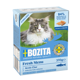 Bozita kassikonserv Sterilised Chunks in Sauce with Char 6x370g