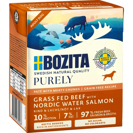 BOZITA koeratoit Beef & Salmon 6x370g