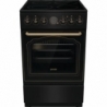Gorenje, retro, 70 L, must - Eraldiseisev keraamiline pliit