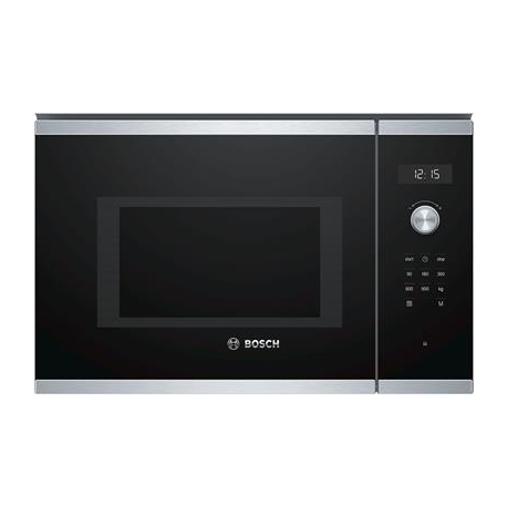 Bosch, 25 L, 900 W, must/roostevaba teras - Integreeritav mikrolaineahi