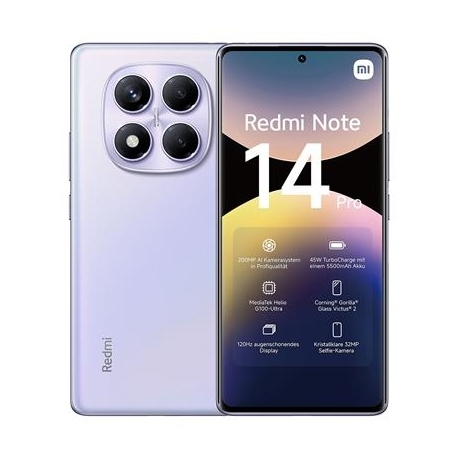 Xiaomi Redmi Note 14 Pro, 8 GB, 256 GB, purple - Nutitelefon