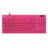 Logitech Pro X TKL Rapid, SWE, roosa - Klaviatuur