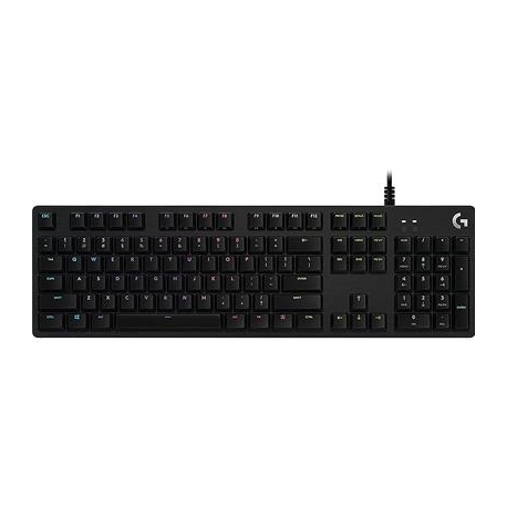 Logitech G512 Carbon Lightsync, GX Red, SWE, must - Mehaaniline klaviatuur