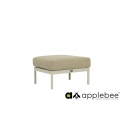 Tumba Apple Bee CONDOR valge / beež, 68x52xH40 cm