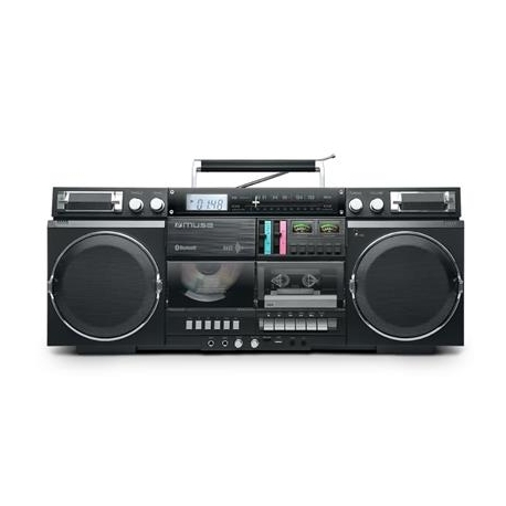 Muse M-380 Ghetto Blaster, must - Kaasaskantav magnetoola
