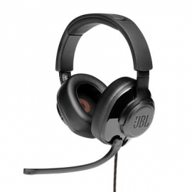 JBL Quantum 200, must - Mänguri peakomplekt