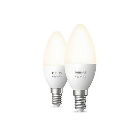 Philips Hue White, E14, pehme valge, 2 tk - Nutivalgusti