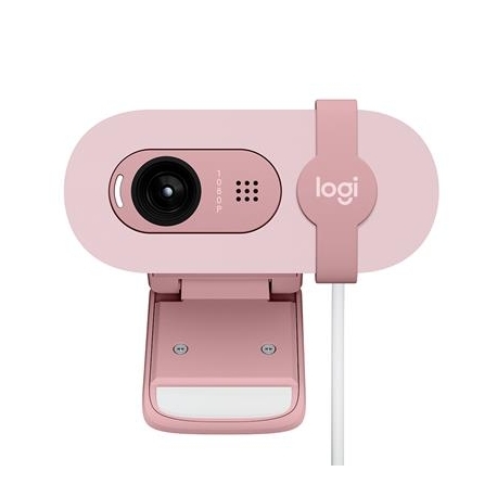 Logitech Brio 100, FHD, roosa - Veebikaamera