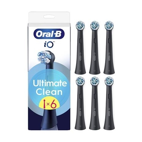 Braun Oral-B UltimateClean, 6 tk, must - Lisaharjad