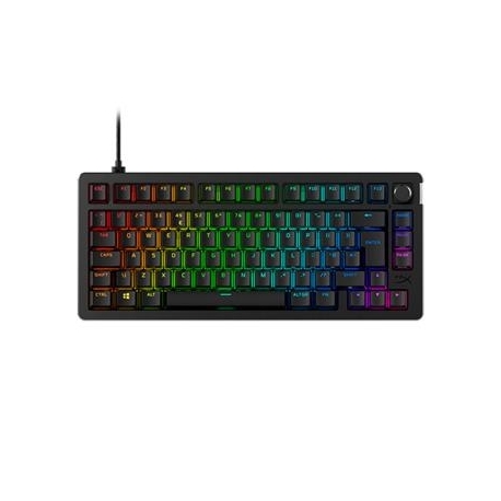 HyperX Alloy Rise 75, SWE, must - Klaviatuur