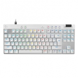 Logitech Pro X TKL Rapid, US, valge - Klaviatuur