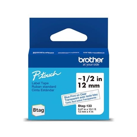 Brother Btag 233, 4m, sinine/valge - Silditeip