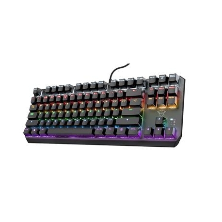 Trust GXT834 Callaz TKL, US, must - Klaviatuur