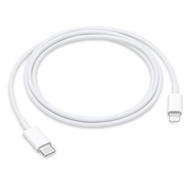 Apple USB-C - Lightning, 1 m, valge - Kaabel