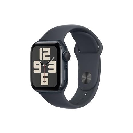 Apple Watch SE, 40 mm, GPS, sport band, S/M, must alumiinium / must - Nutikell