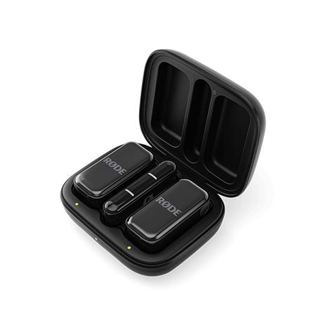Rode Wireless Micro, USB-C, must - Juhtmevaba mikrofonisüsteem