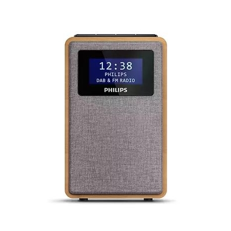 Philips, FM/DAB+, minimalistlik, pruun - Kompaktne raadio