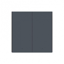 Aqara Smart Wall Switch H1, ilma neutraalita, 2 lülitit, hall - Nutikas seinalüliti