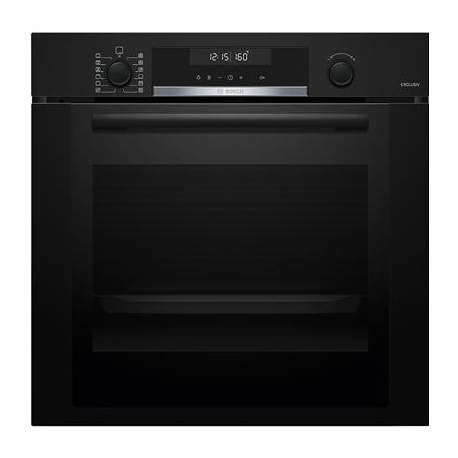 Bosch, 71 L, pürolüütline puhastus, must - Integreeritav ahi