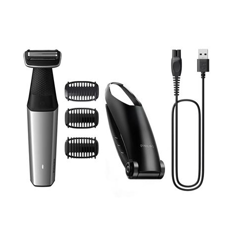 Philips Bodygroom 5000 Seeria, must/hõbedane - Trimmeri komplekt