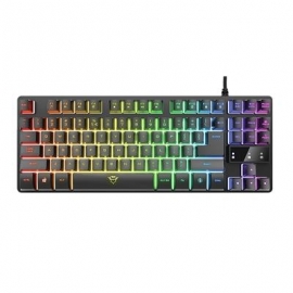 Trust GXT 833 Thado TKL, SWE, must - Klaviatuur