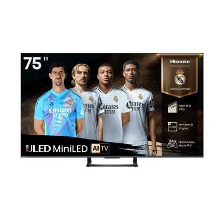 Hisense U7Q, 75'', 4K UHD, Mini LED, must - Teler