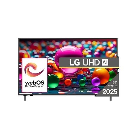 LG UHD AI UA75, 55'', 4K UHD, LED LCD, must - Teler