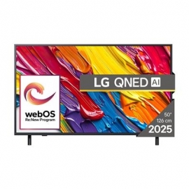 LG QNED82 AI, 50'', 4K UHD, QNED, must - Teler